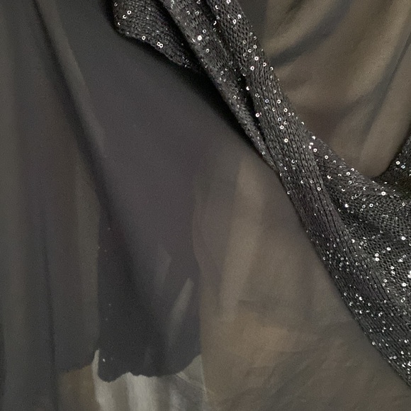 Evening black blouse - Picture 11 of 13